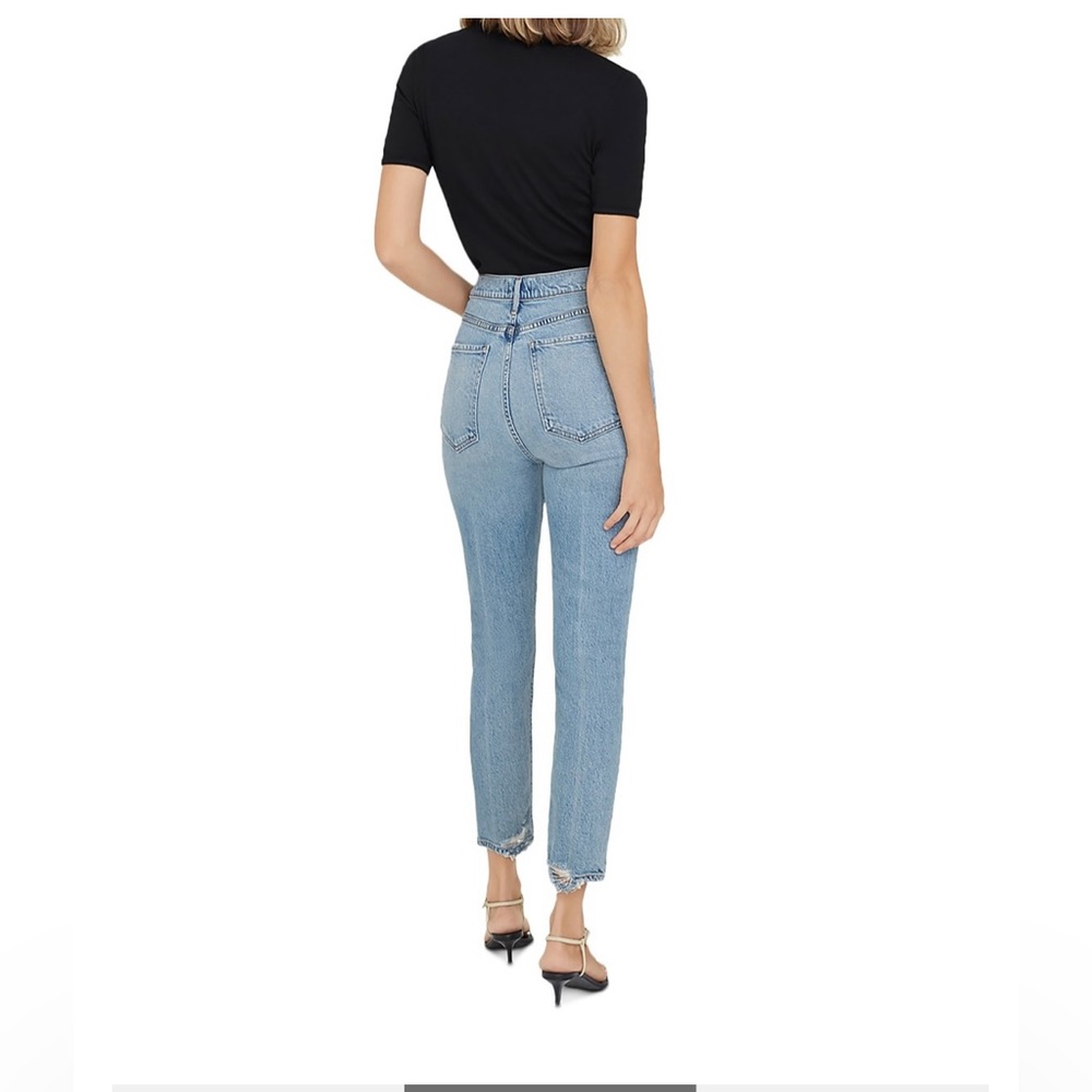 AGolde Nico high rise ankle jeans in chronicle wash size 29